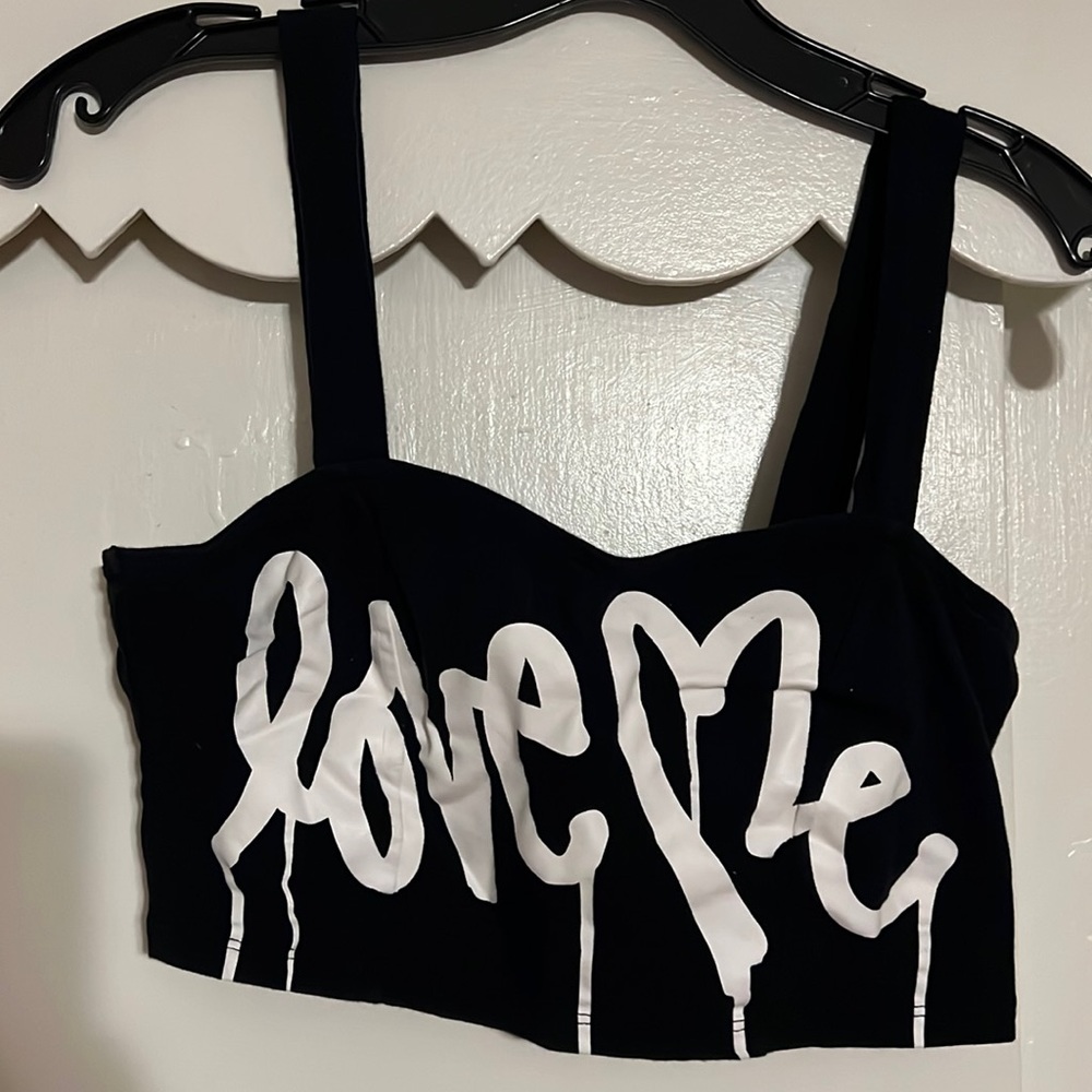 Graphic Bralette Top